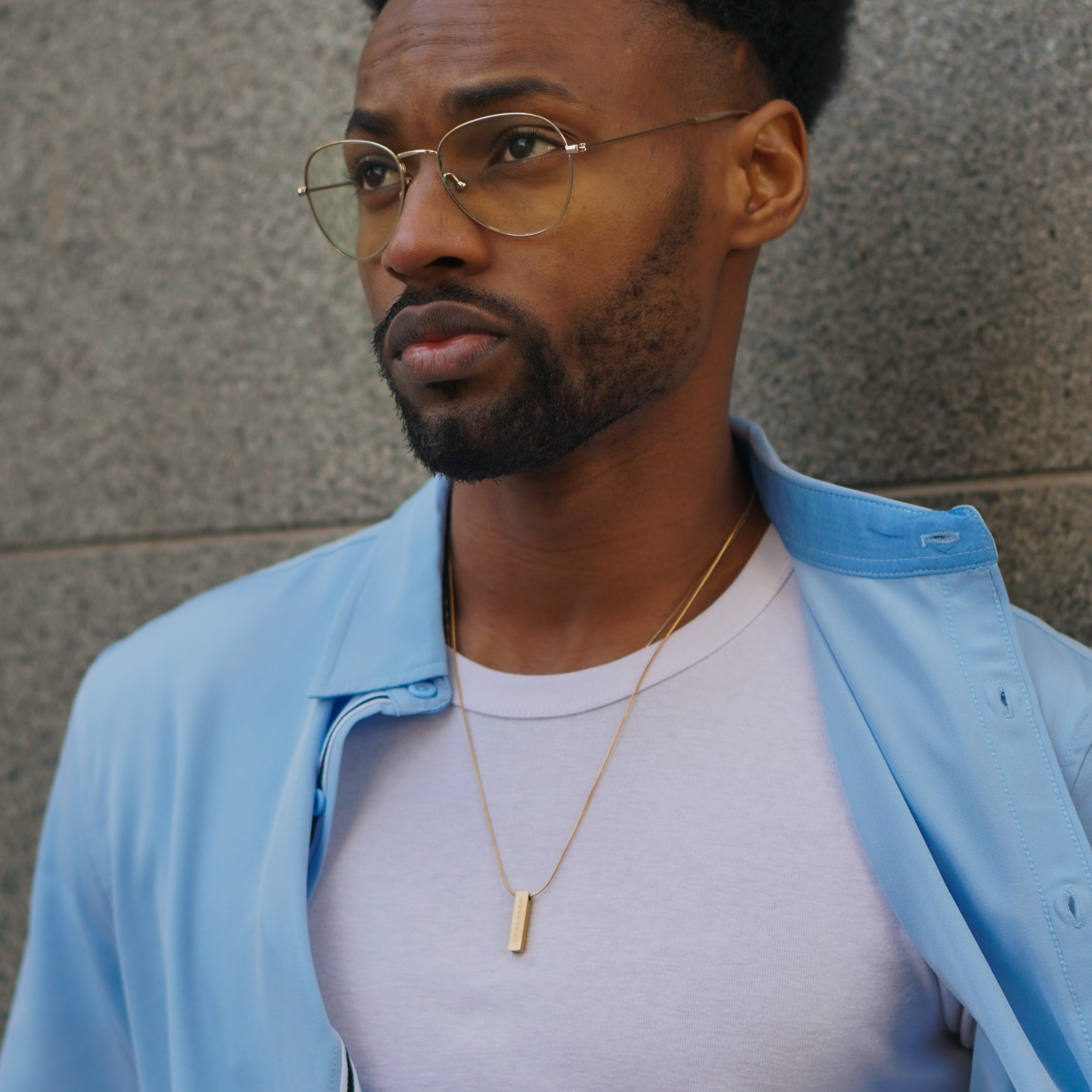 Runestone Pendant - Gold-toned