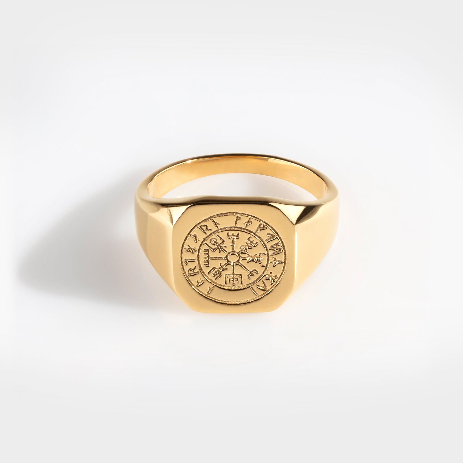 Vegvisir Signature - Guldton ring