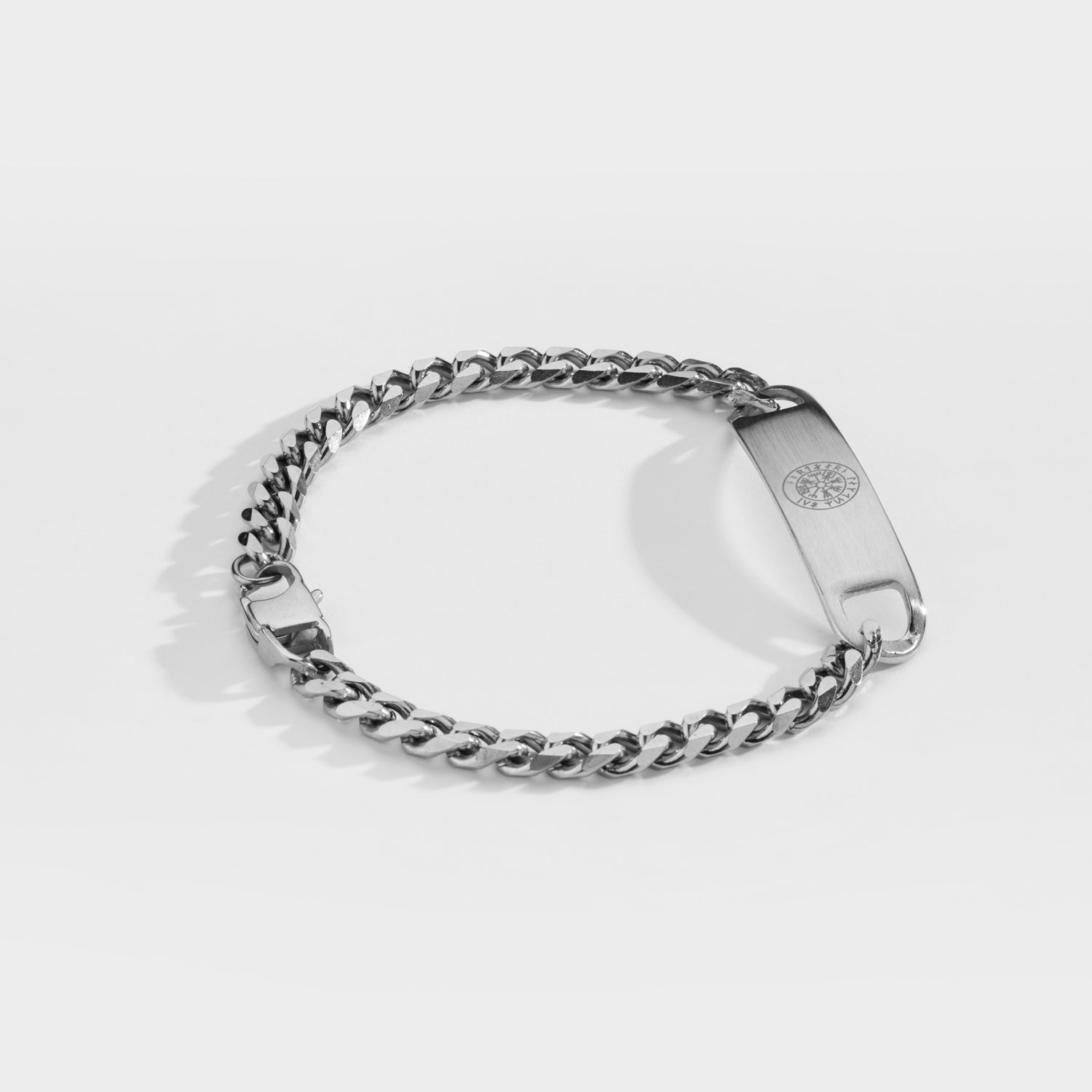 Sequence Tag armbånd - Sølvtonet