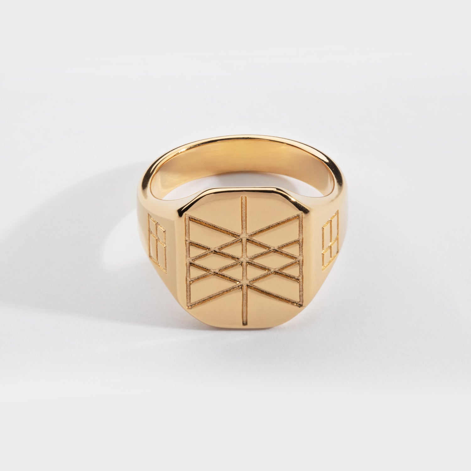 Web of Wyrd Signature ring - Guldtonet