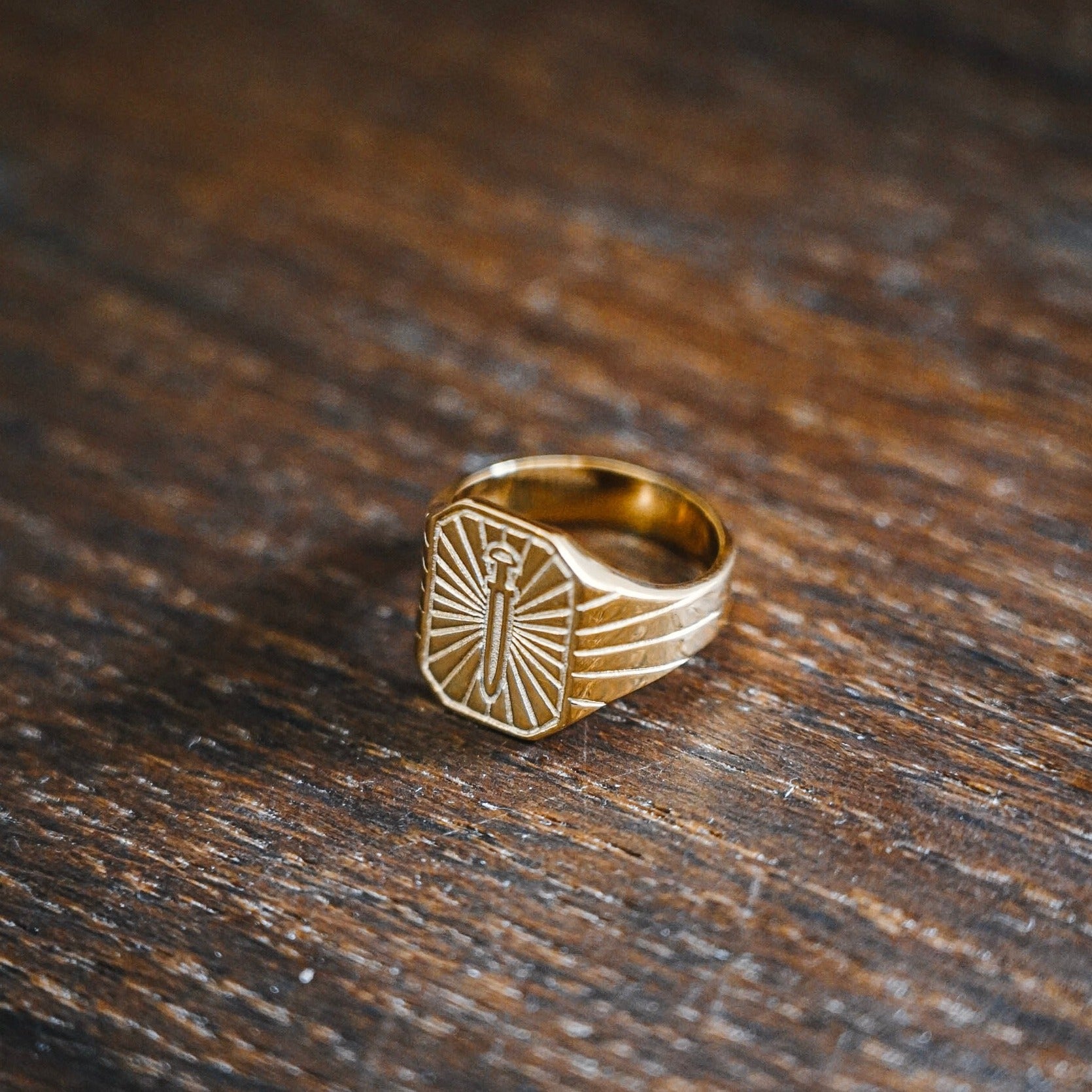 Gungnir Signature - Guldtonad ring