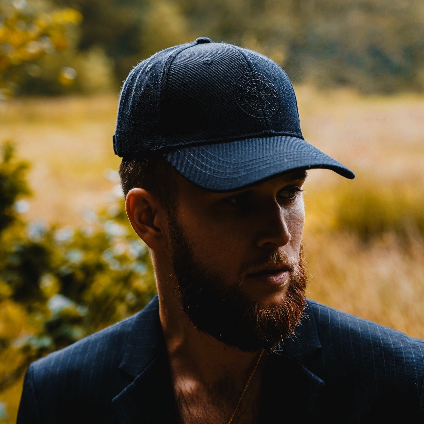 Vegvisir cap - Black/black