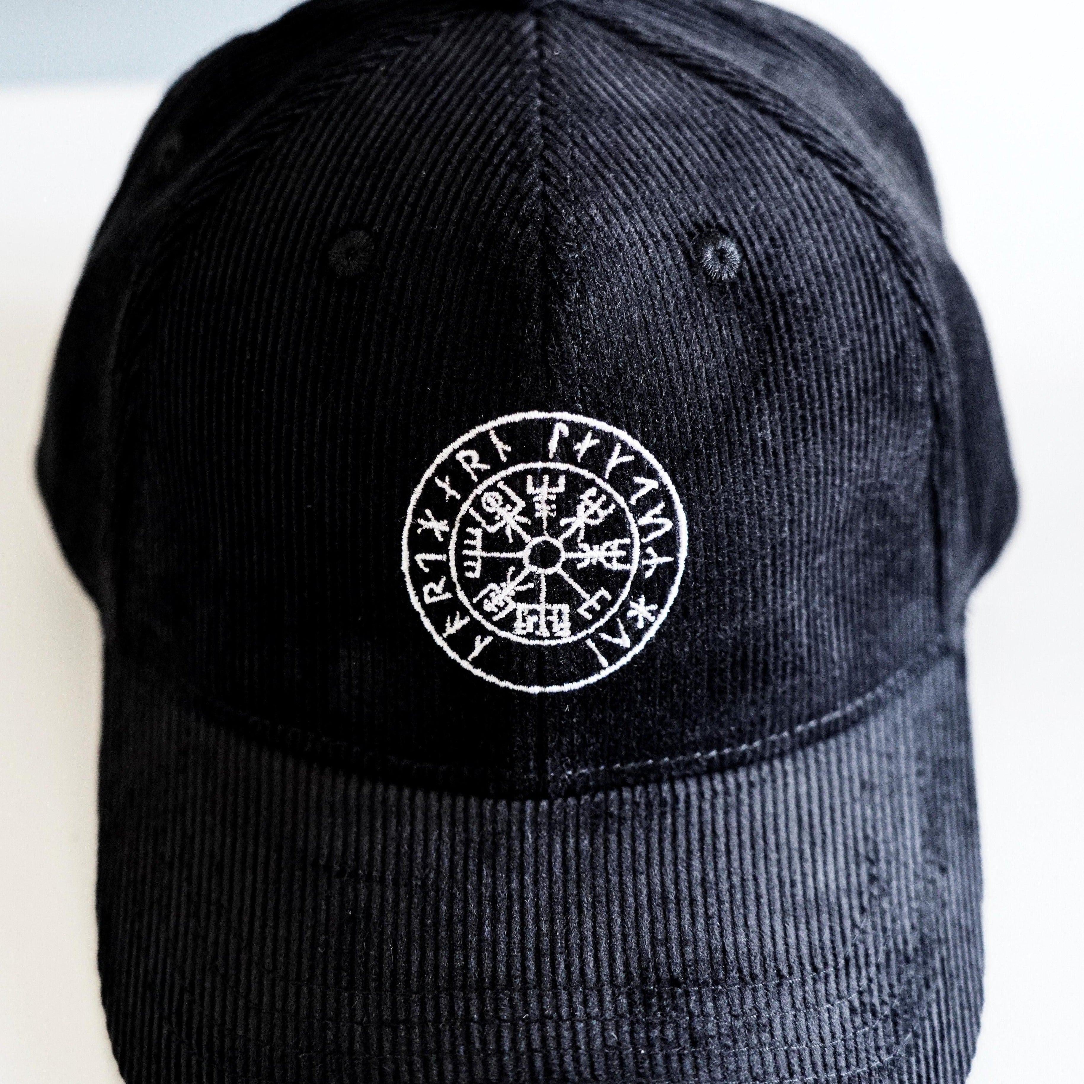 Vegvisir cap - Svart sammet