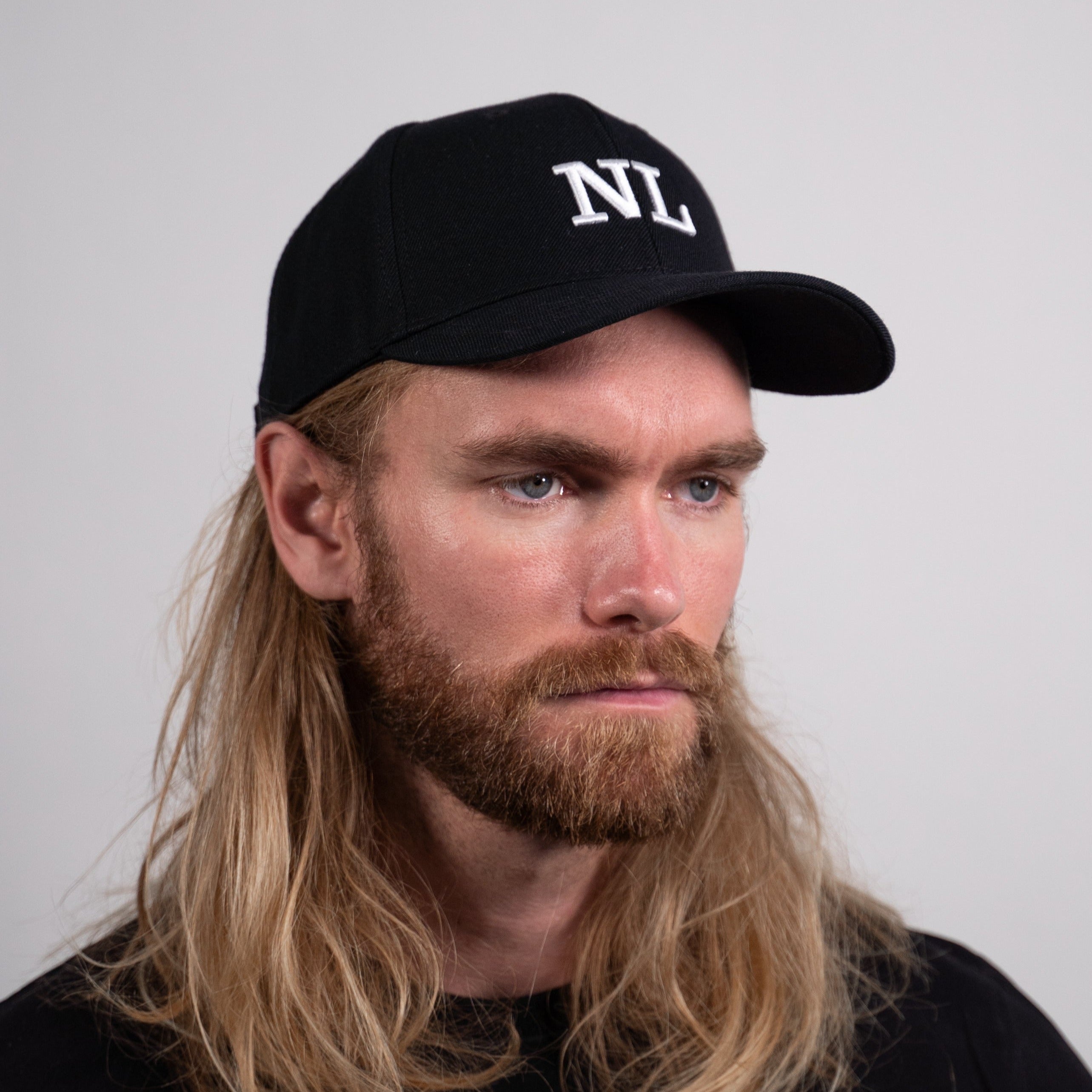 NL Dad cap - Svart/vit