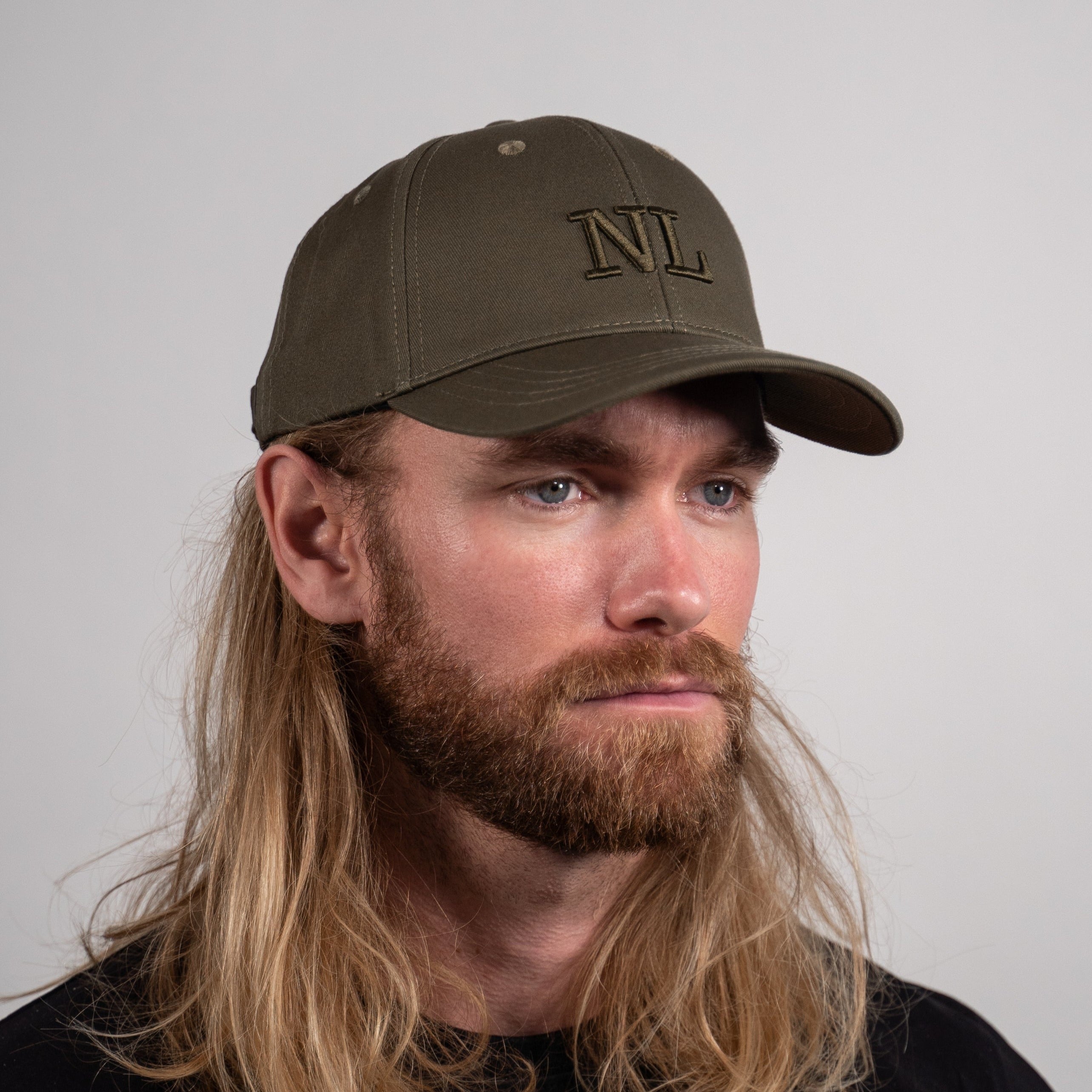 NL Dad cap - Dusty Green