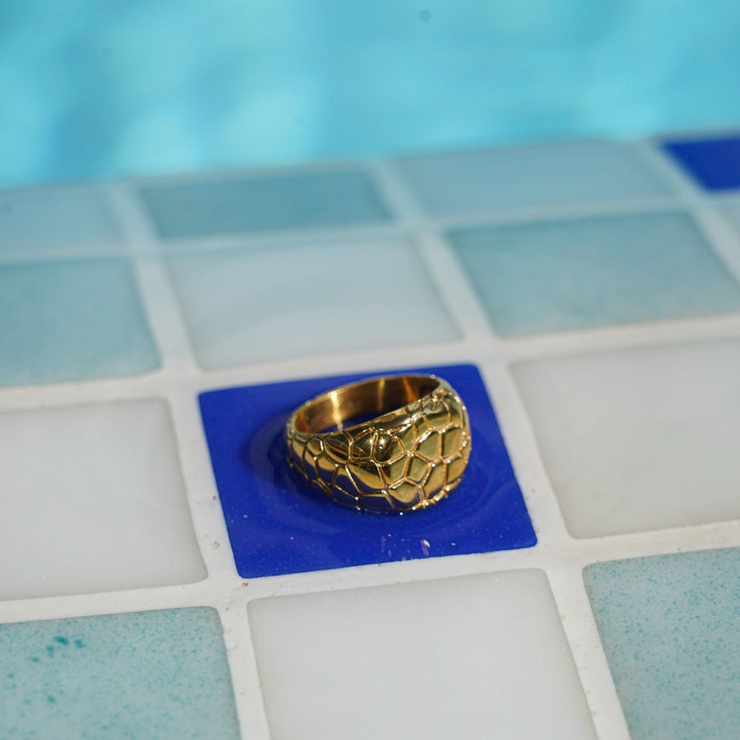 Earthquake Signature - Guldtonet ring