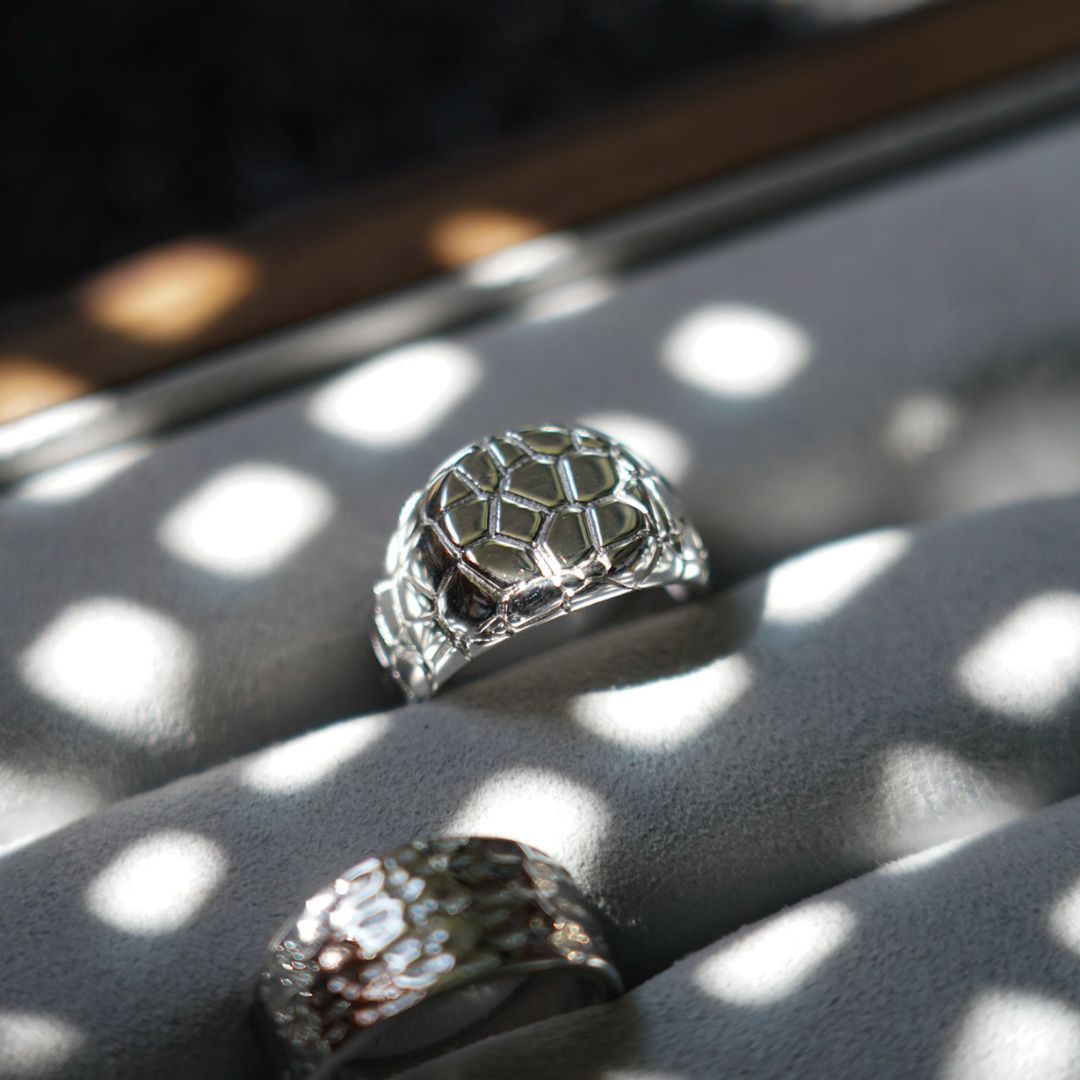 Earthquake Signature - Sølvtonet ring