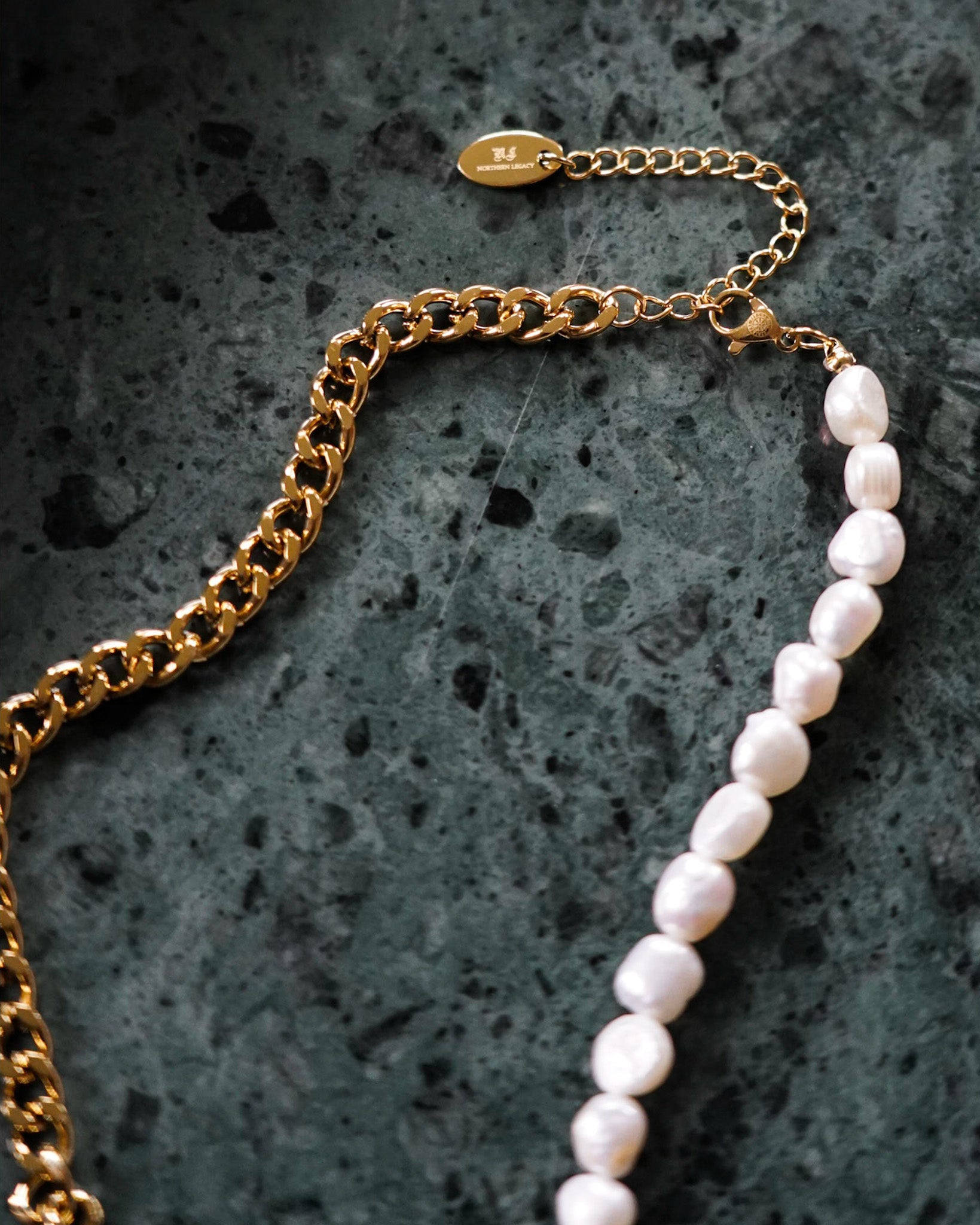 NL Kattegat Pearl pendant - Gold-toned