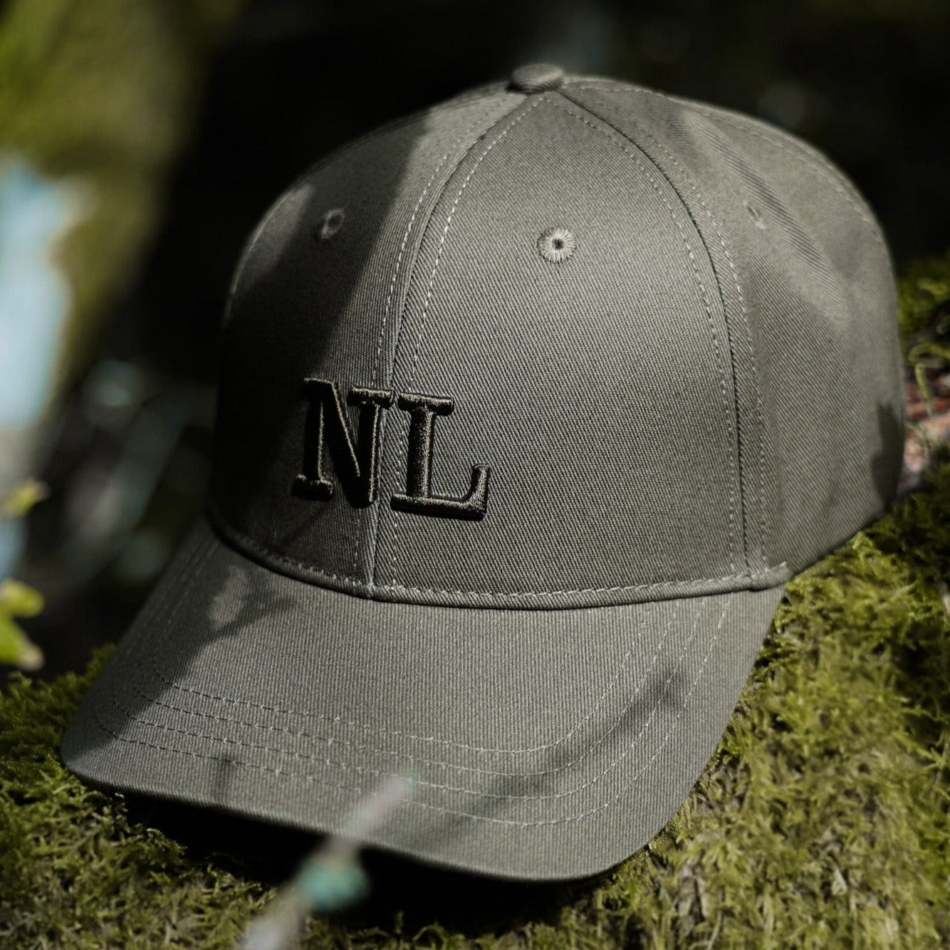 NL Dad cap - Dusty Green