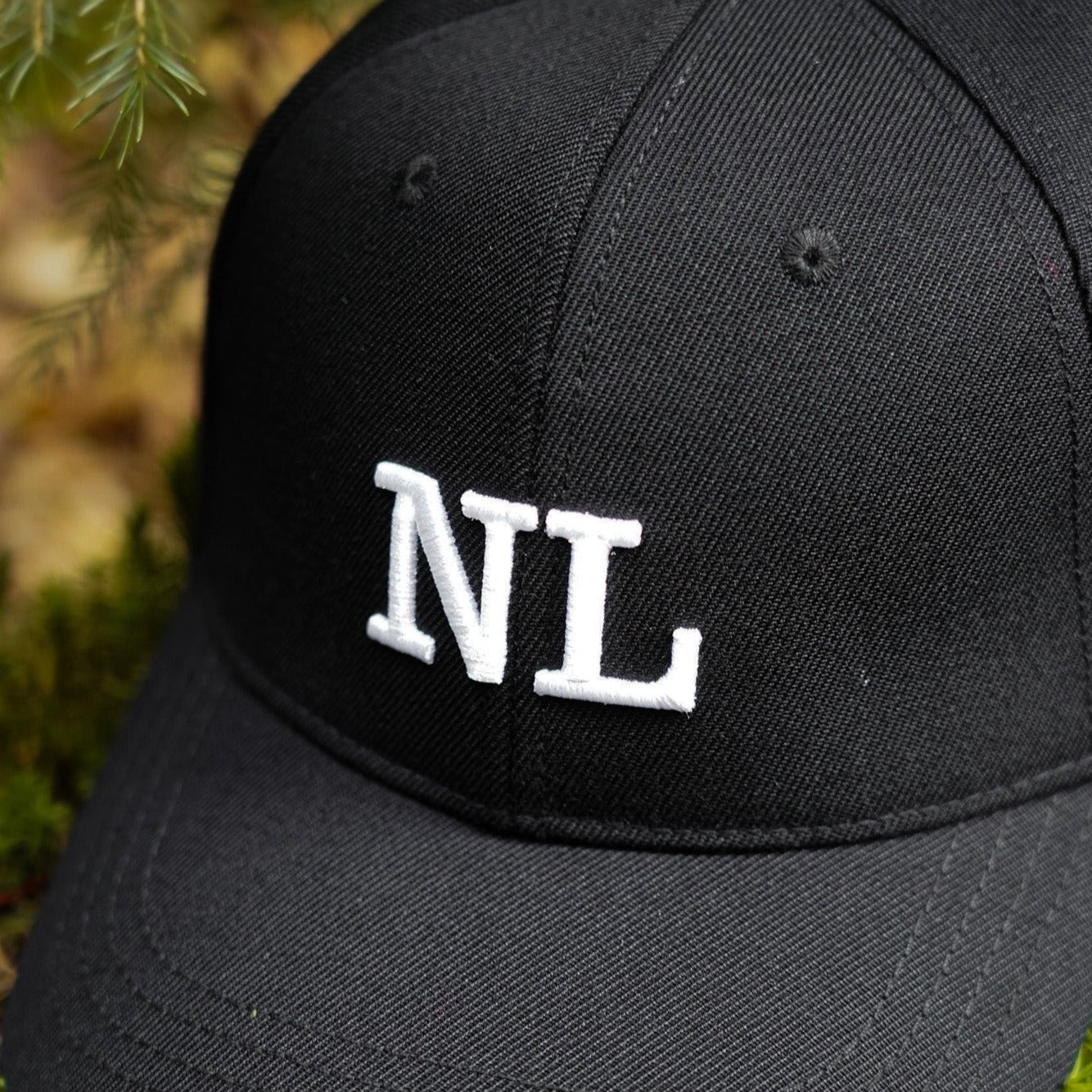 NL Dad cap - Svart/vit
