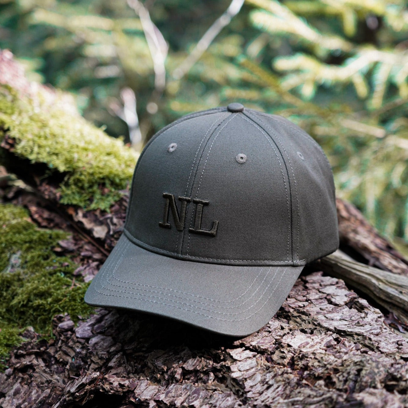 NL Dad cap - Dusty Green