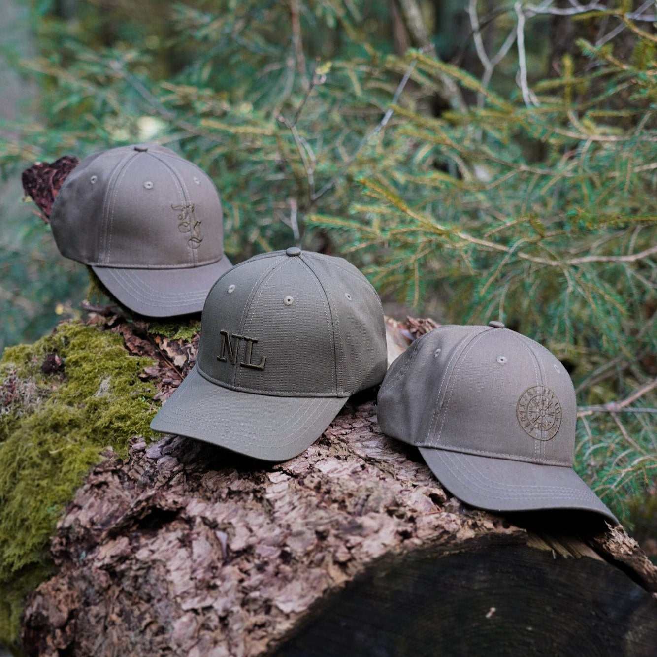 NL Dad cap - Dusty Green