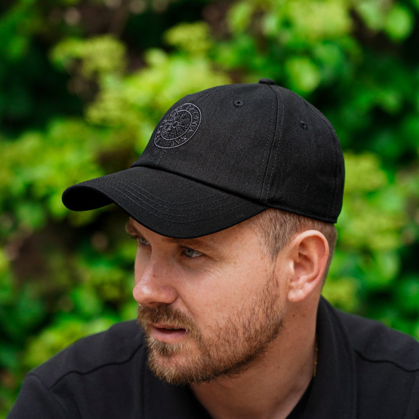 Vegvisir Dad cap - Black/black