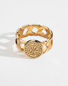Vegvisir Chain Signature - Gold-toned ring