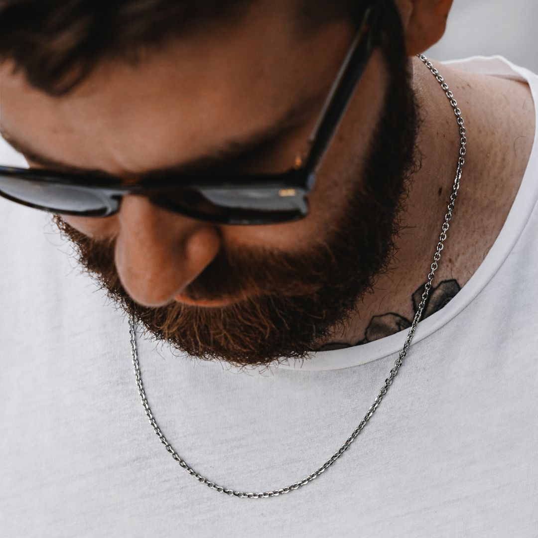 NL Cable necklace - Silver-toned