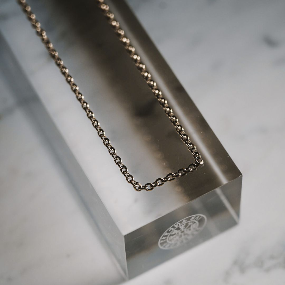 NL Cable necklace - Silver-toned