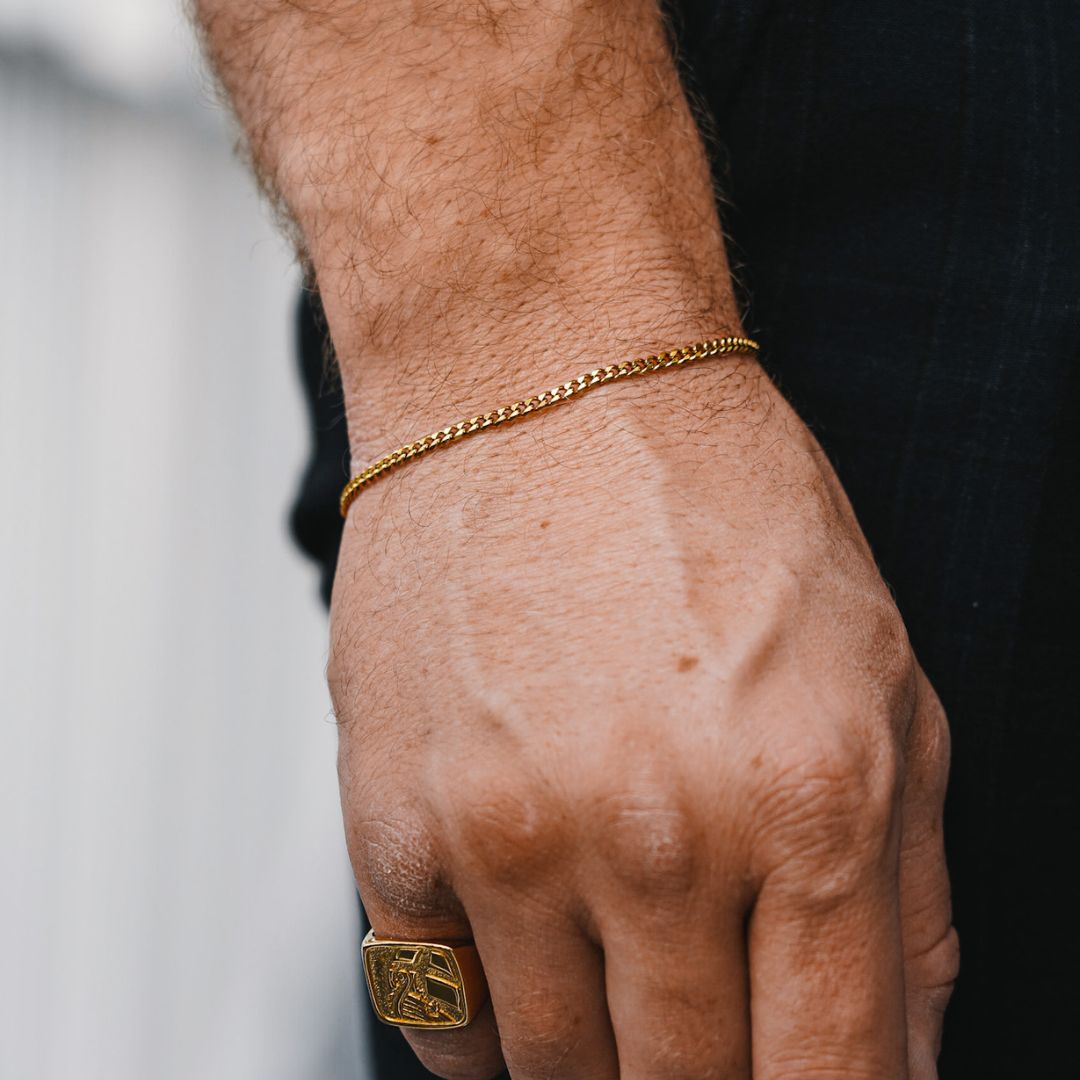 Minimal Sequence armband - Guldton