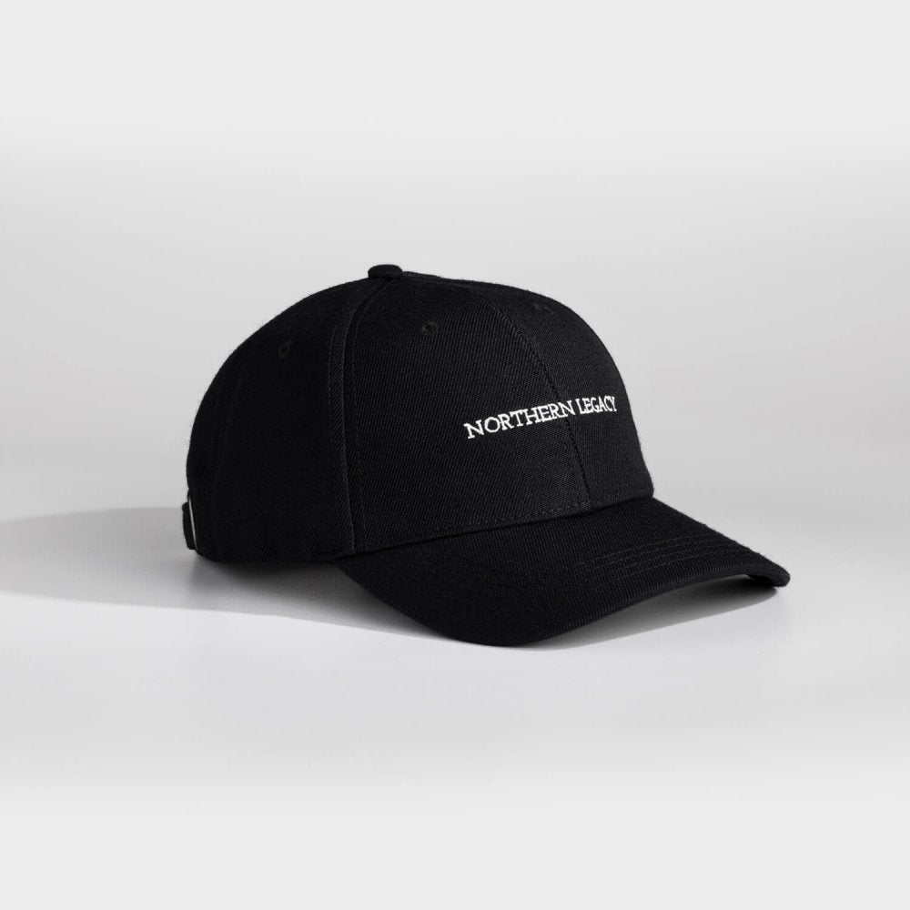Signature Dad cap - Svart/vit