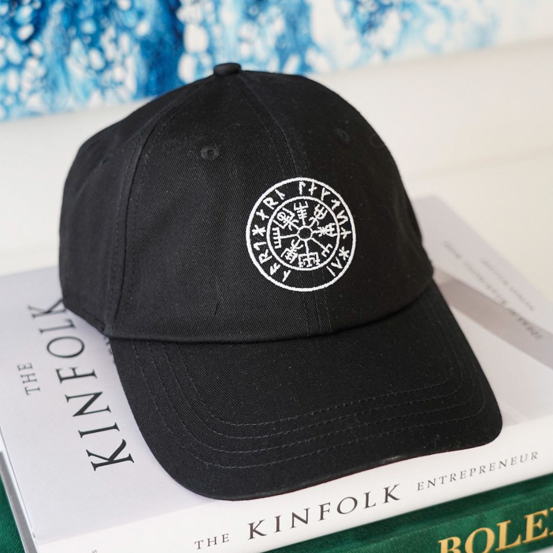 Vegvisir Dad cap - Svart/vit
