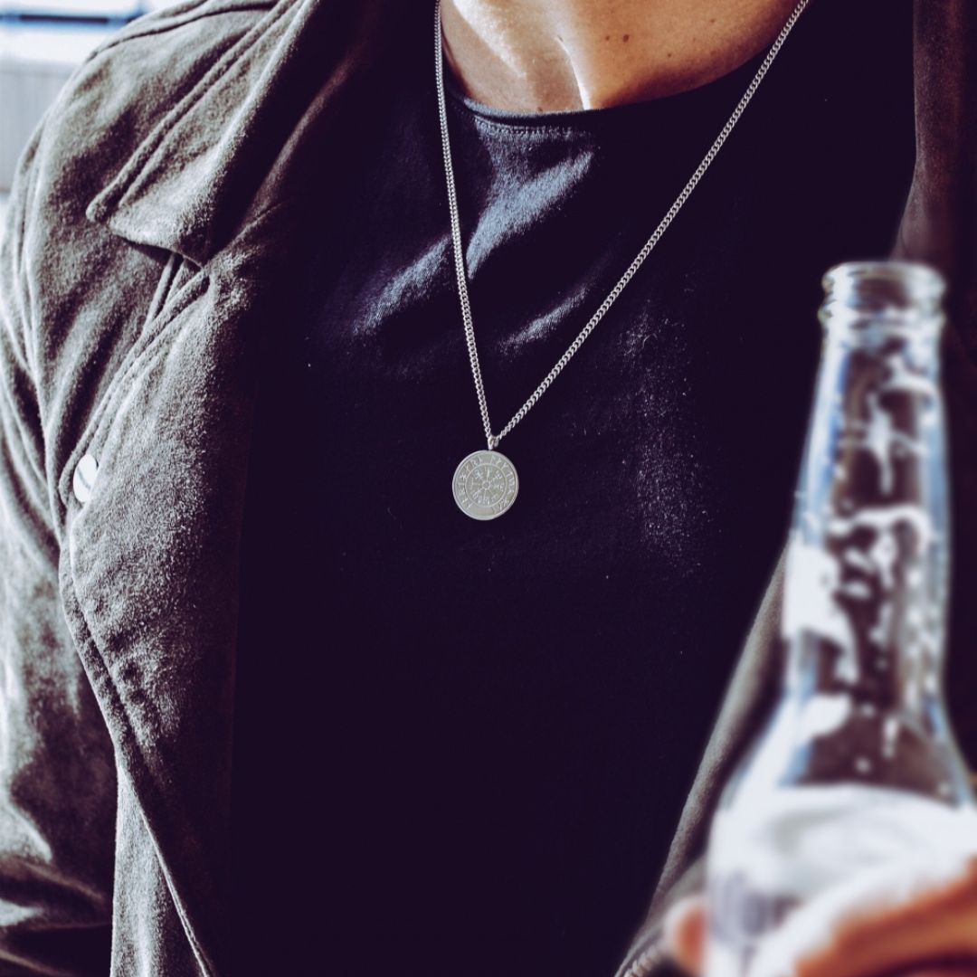 Vegvisir halsband - Silverton