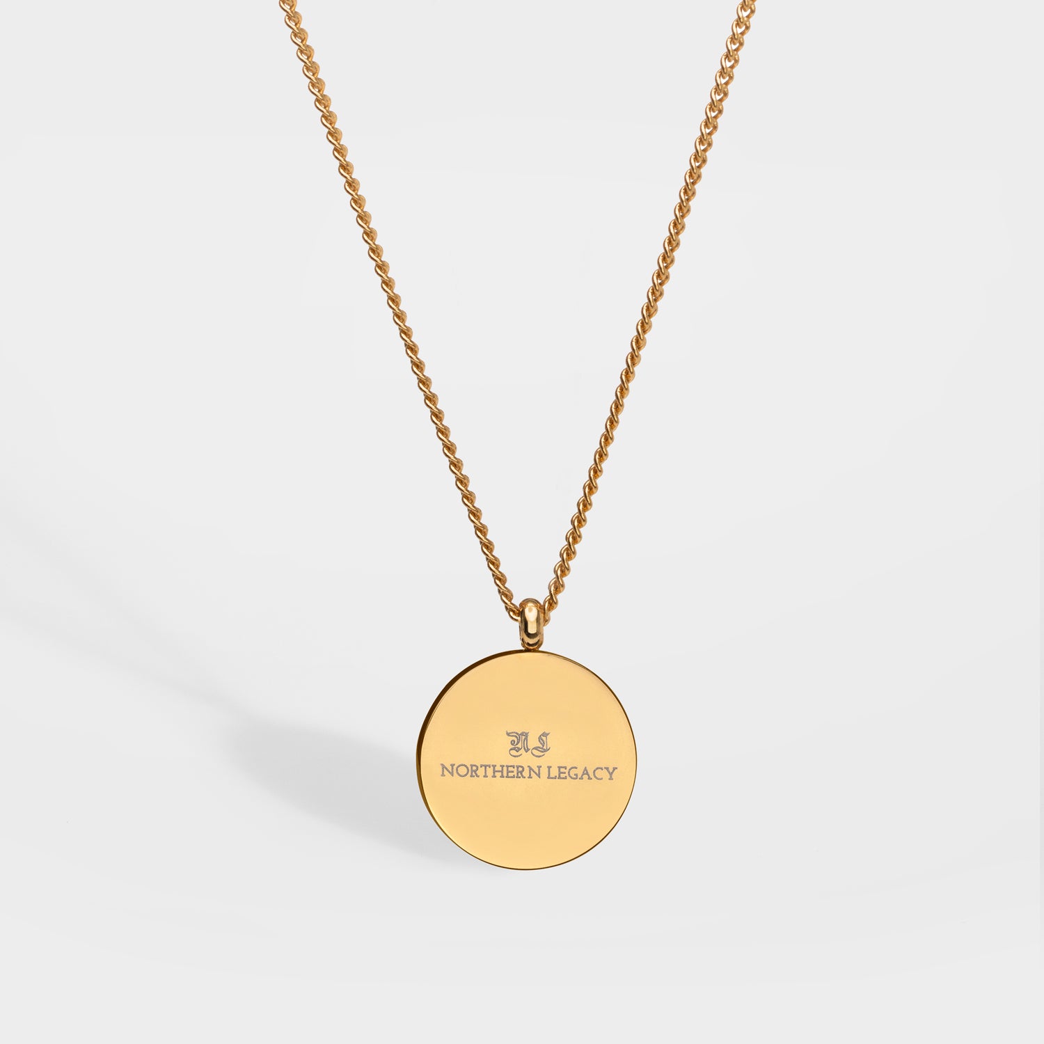 Vegvisir halsband - Guldton