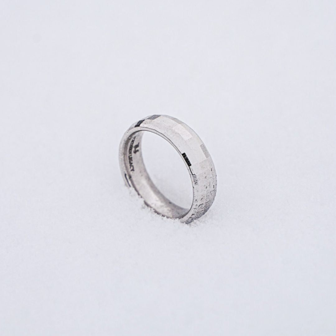 Siempre Cushion band - Silver-toned ring