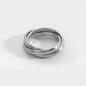 HELIX BAND RING (SØLV)