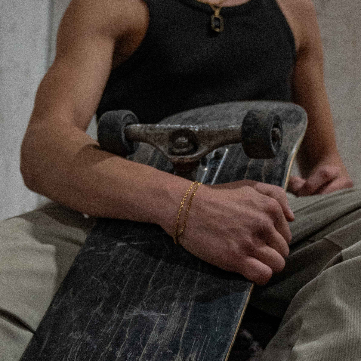 Minimal Sequence armband - Guldton
