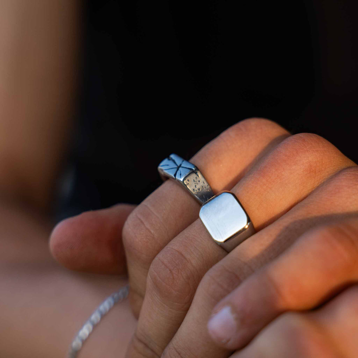 IMPACT SIGNET RING (SØLV)
