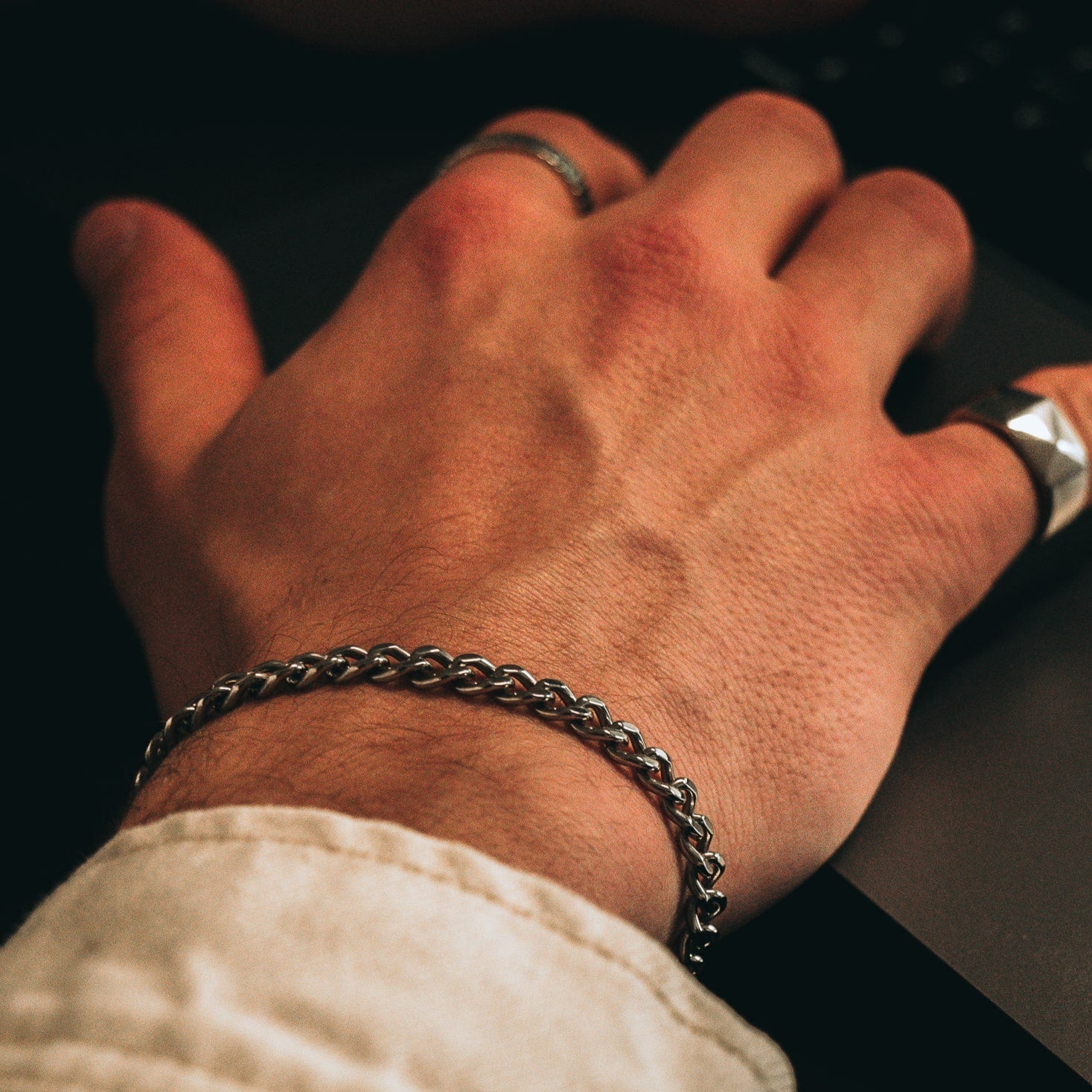 Sequence bracelet - Silver-tone