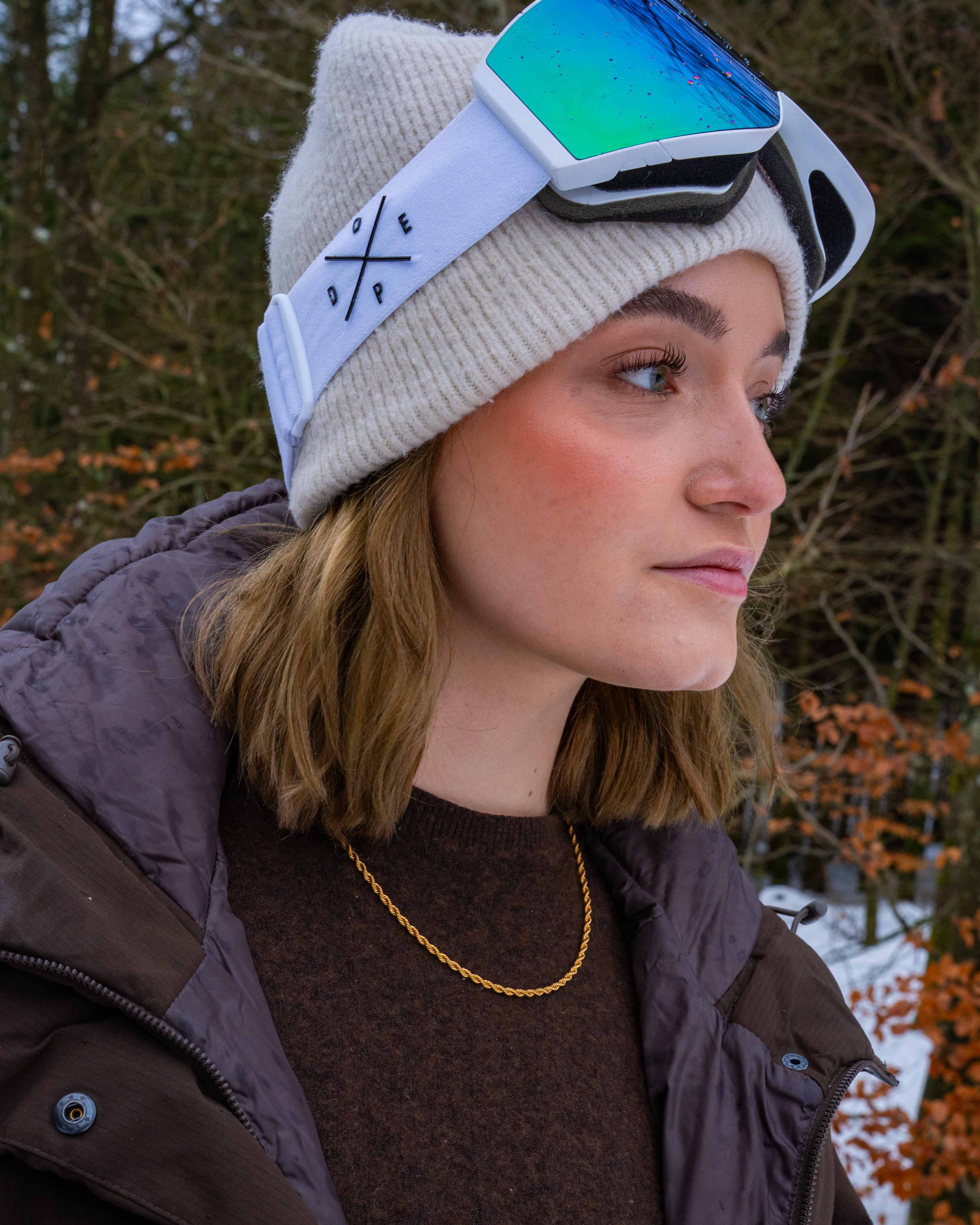 Rope halskæde, Guldbelagt