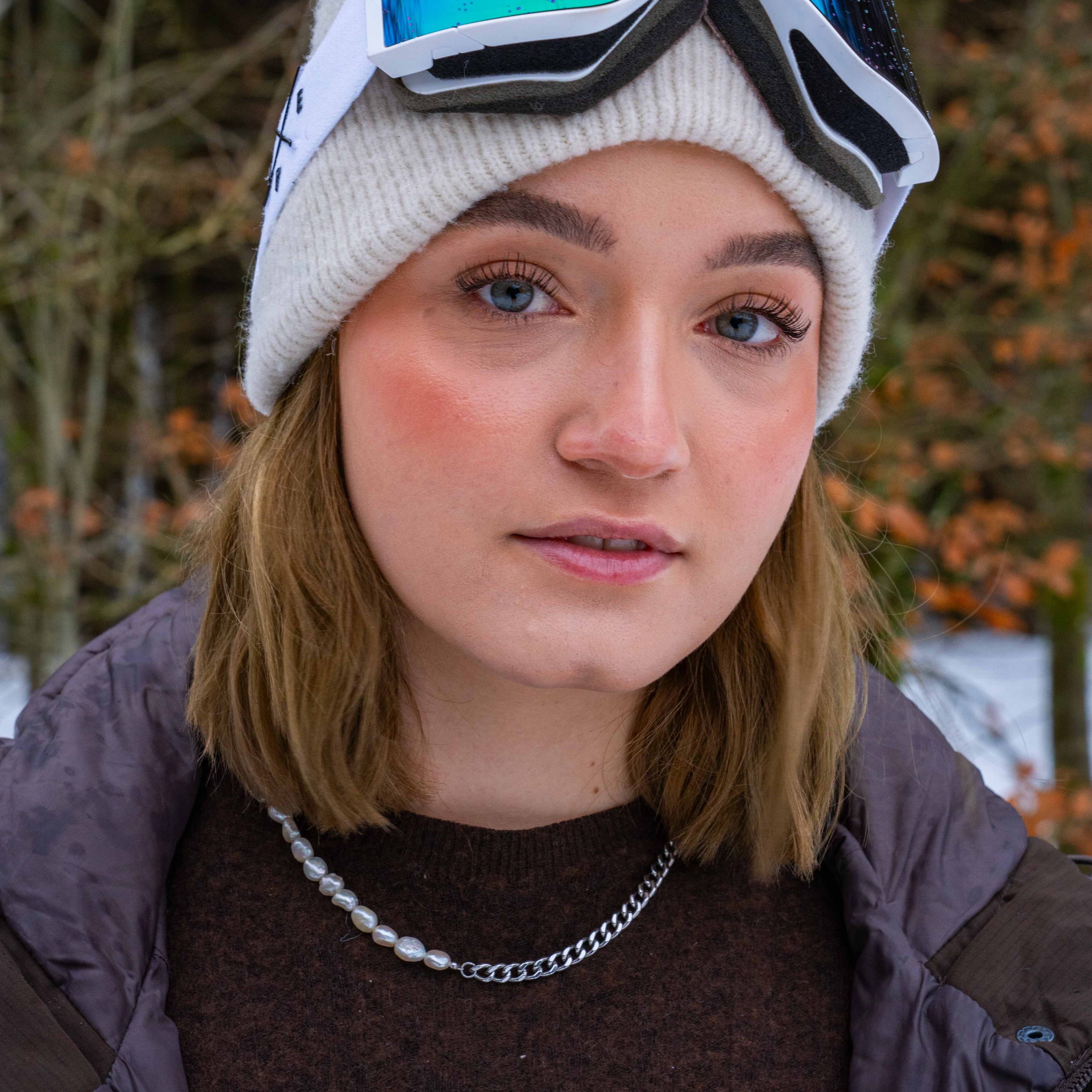 Kattegat Perle halskæde - Sølvtonet (Kvinde)