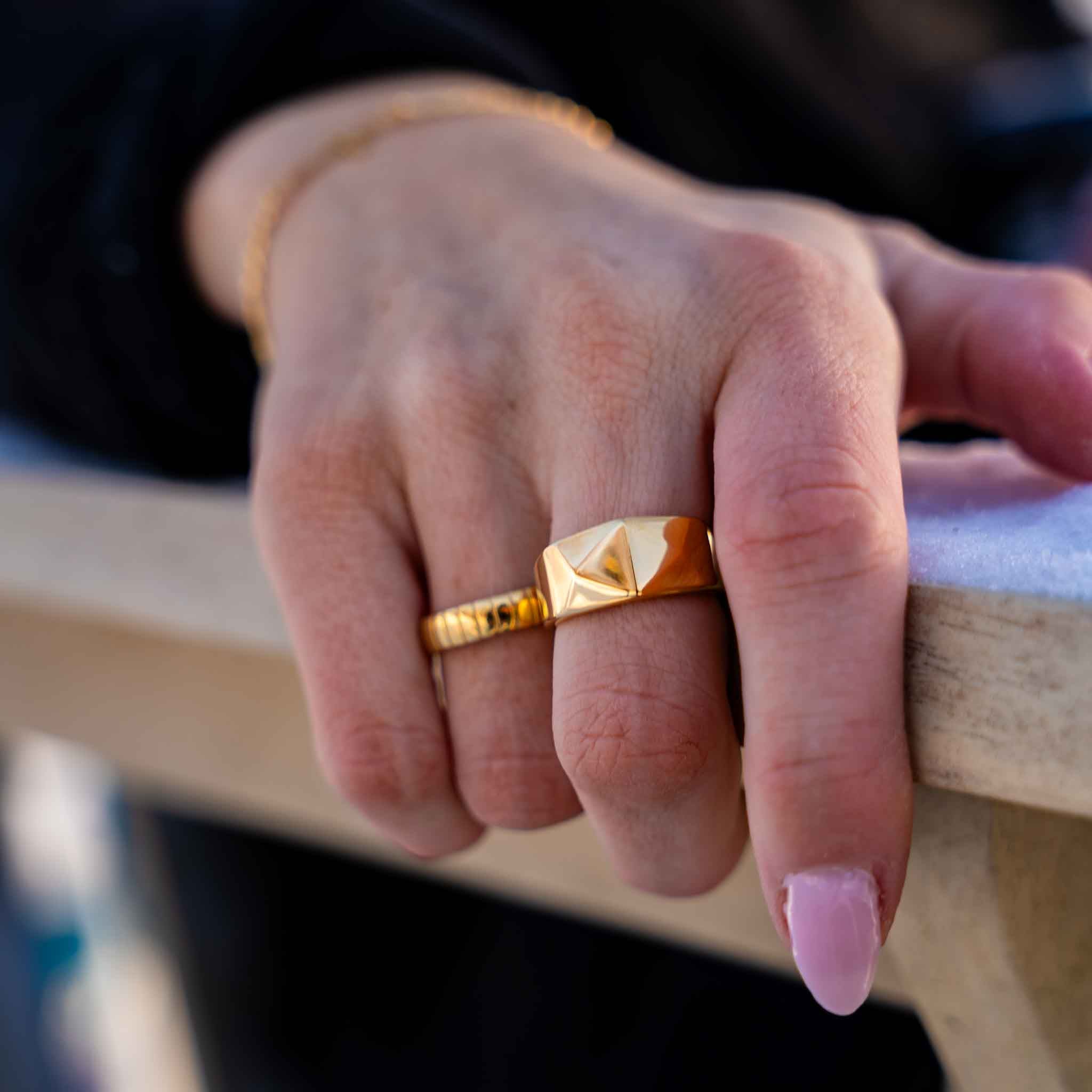 Siempre Cut band - Guldton ring