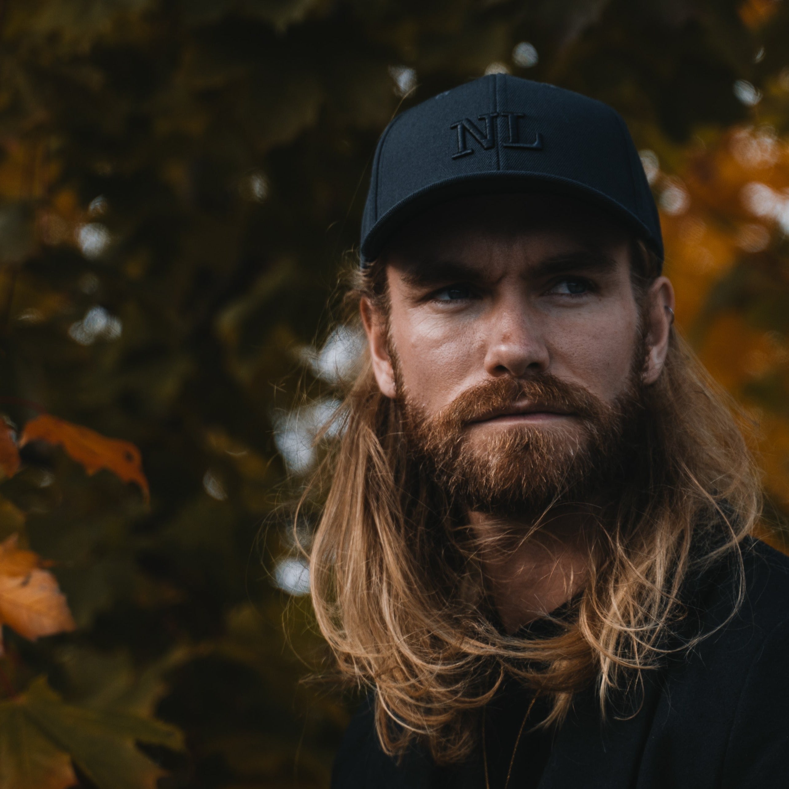 NL Dad cap - Black/black