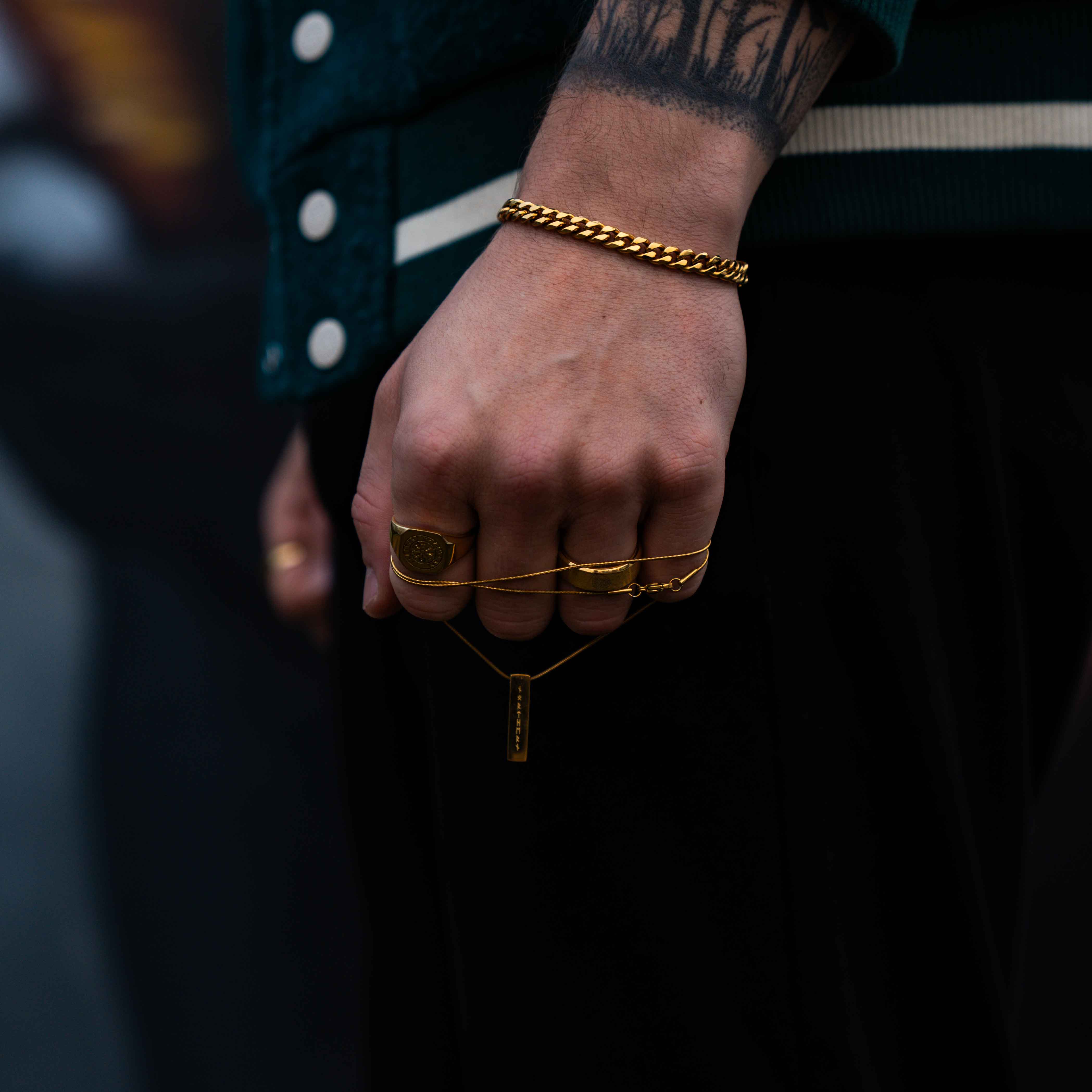 Sequence armband - Guldton