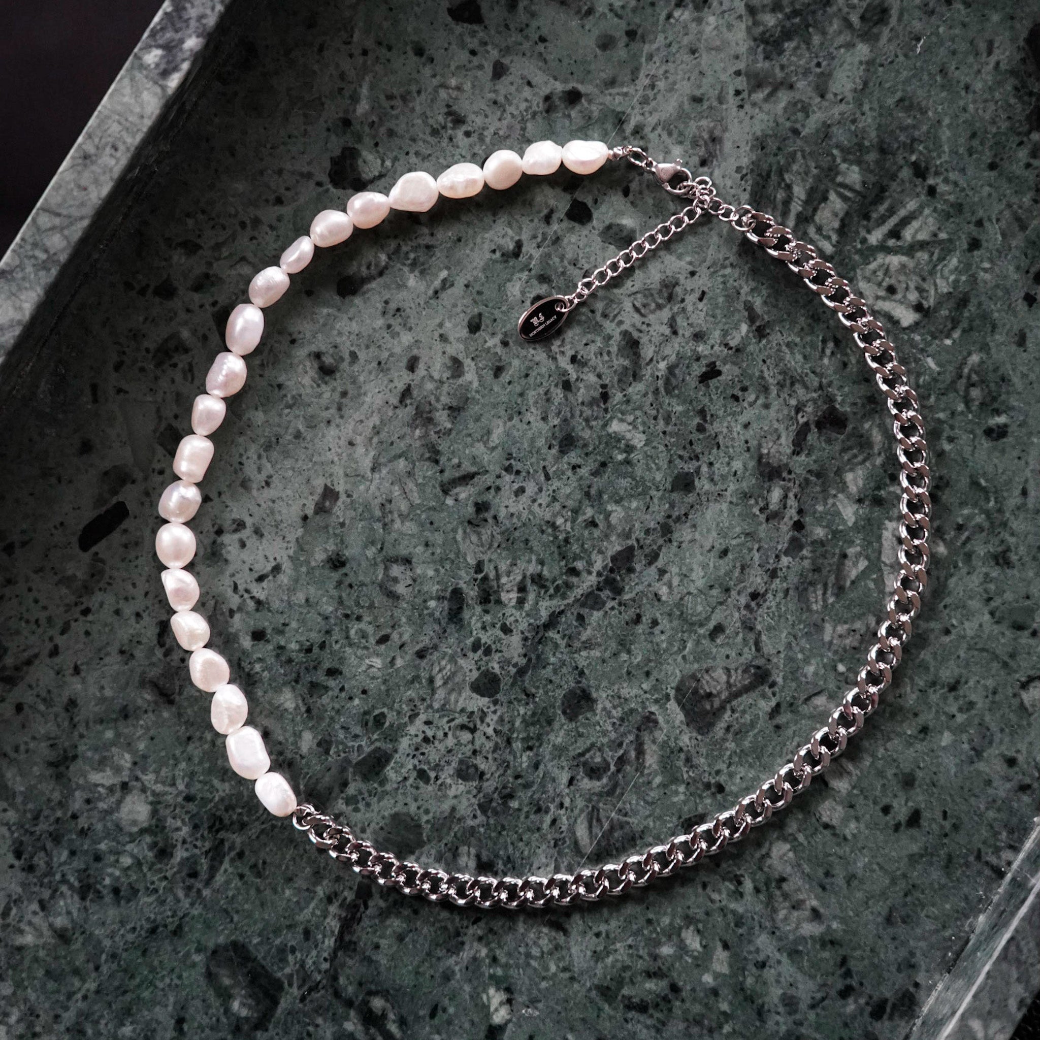 NL Kattegat Pearl pendant - Silver-toned