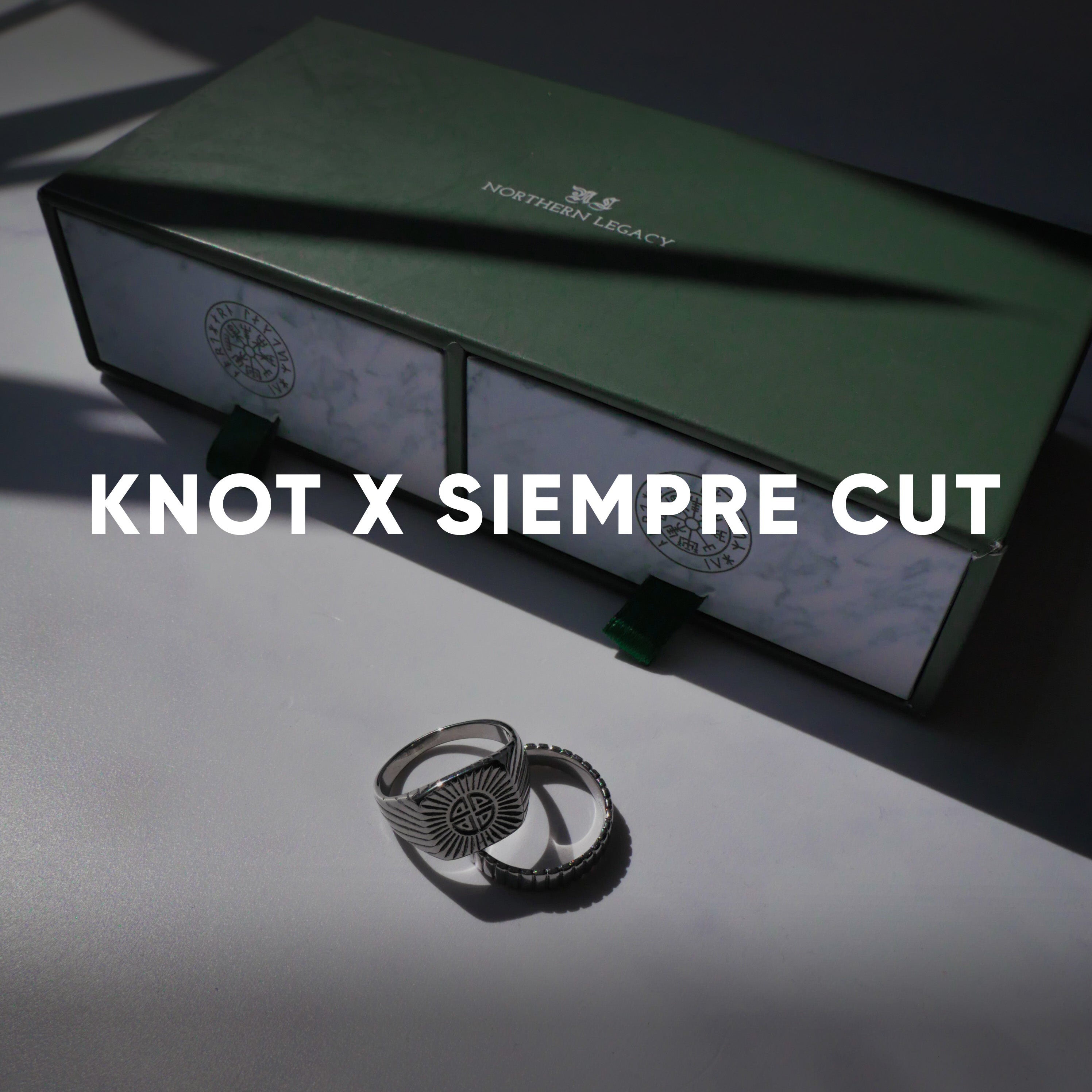 Knot + Cut Ring Bundle - Silverton