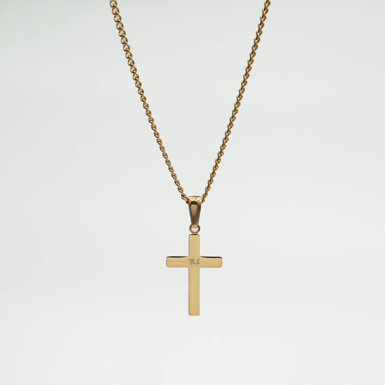 Kors halsband - Guldton