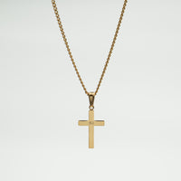 Kors halsband - Guldton