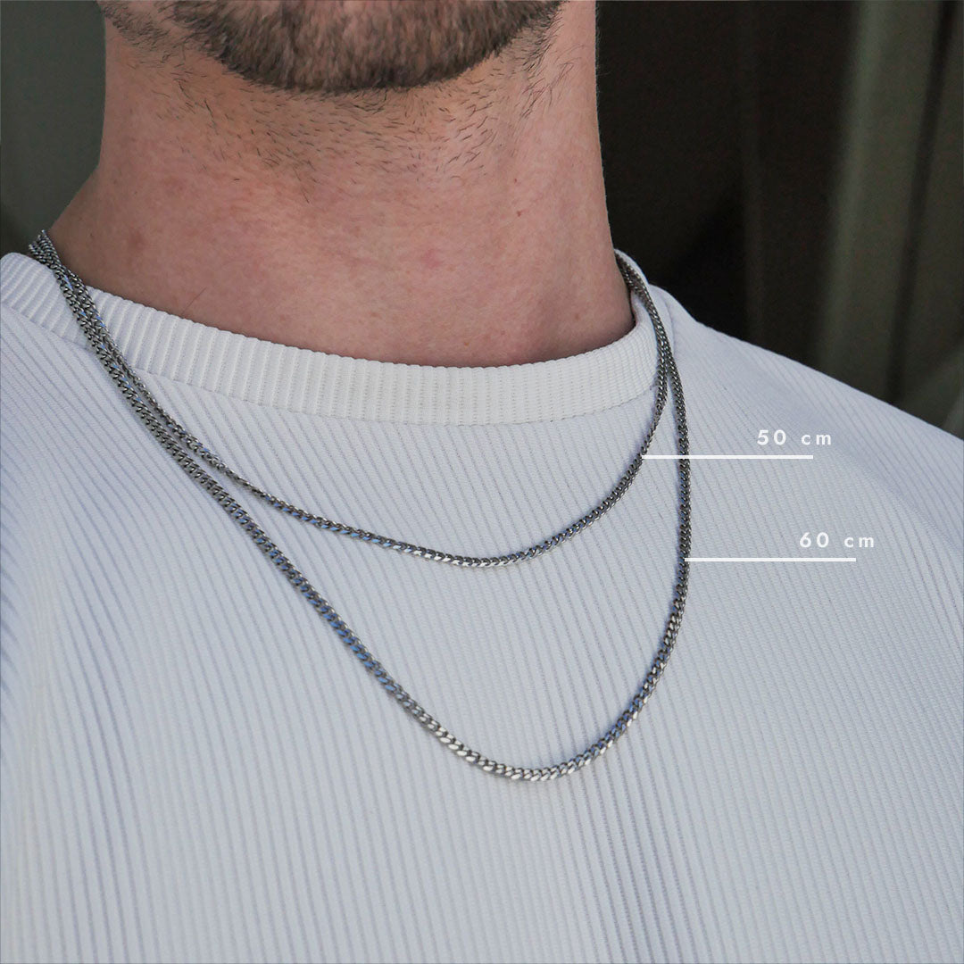 Minimal Sequence halsband - Silver ton