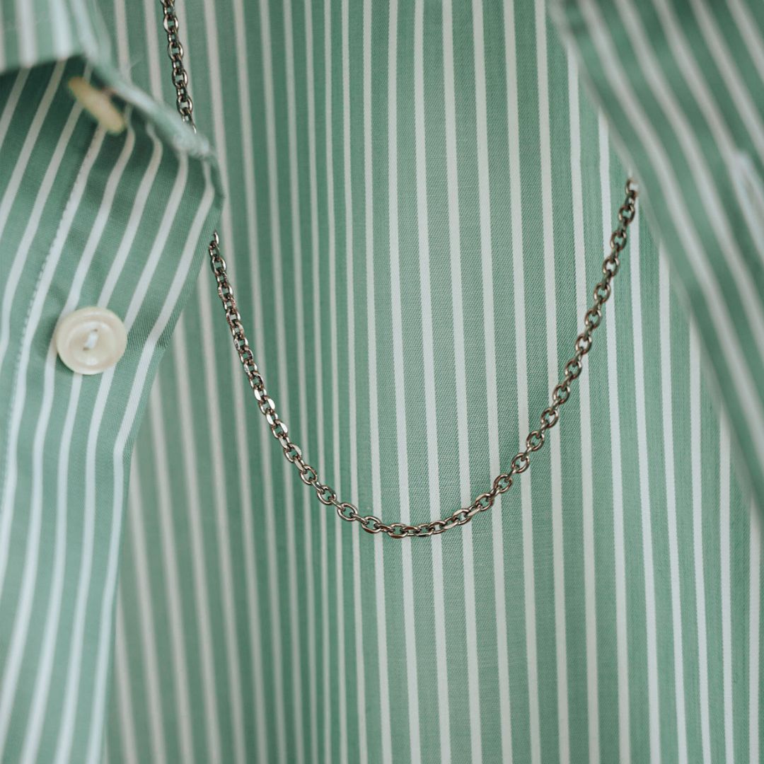 NL Cable necklace - Silver-toned