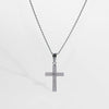 Cross chain - Silver-toned