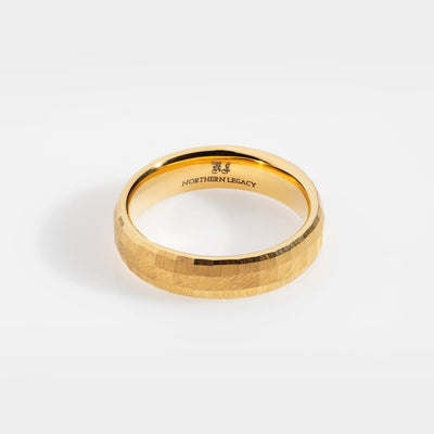 SIEMPRE CUSHION BAND RING (GULD)