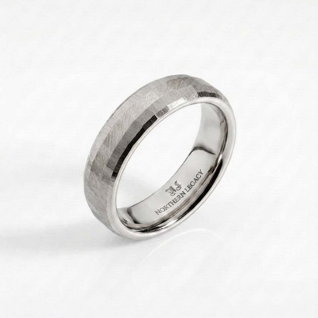 SIEMPRE CUSHION BAND RING (SØLV)