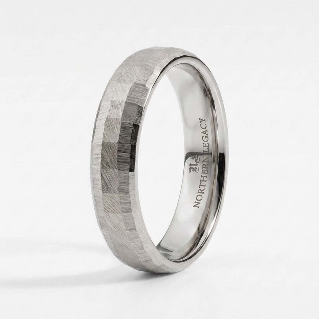 SIEMPRE CUSHION BAND RING (SØLV)
