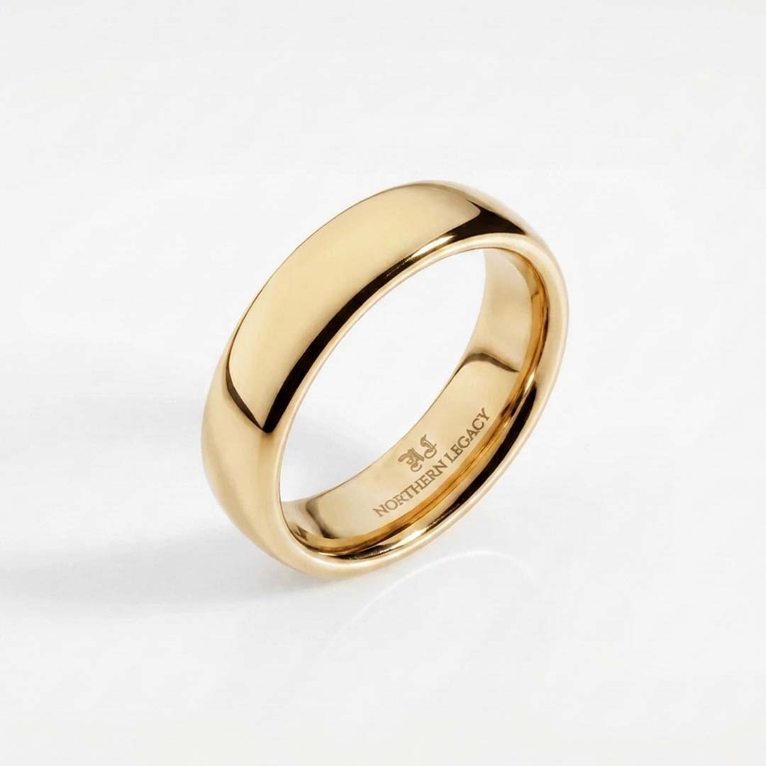 SIEMPRE BAND RING (GULD)