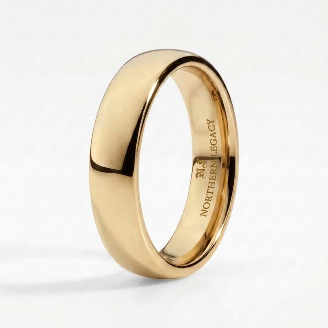 SIEMPRE BAND RING (GULD)