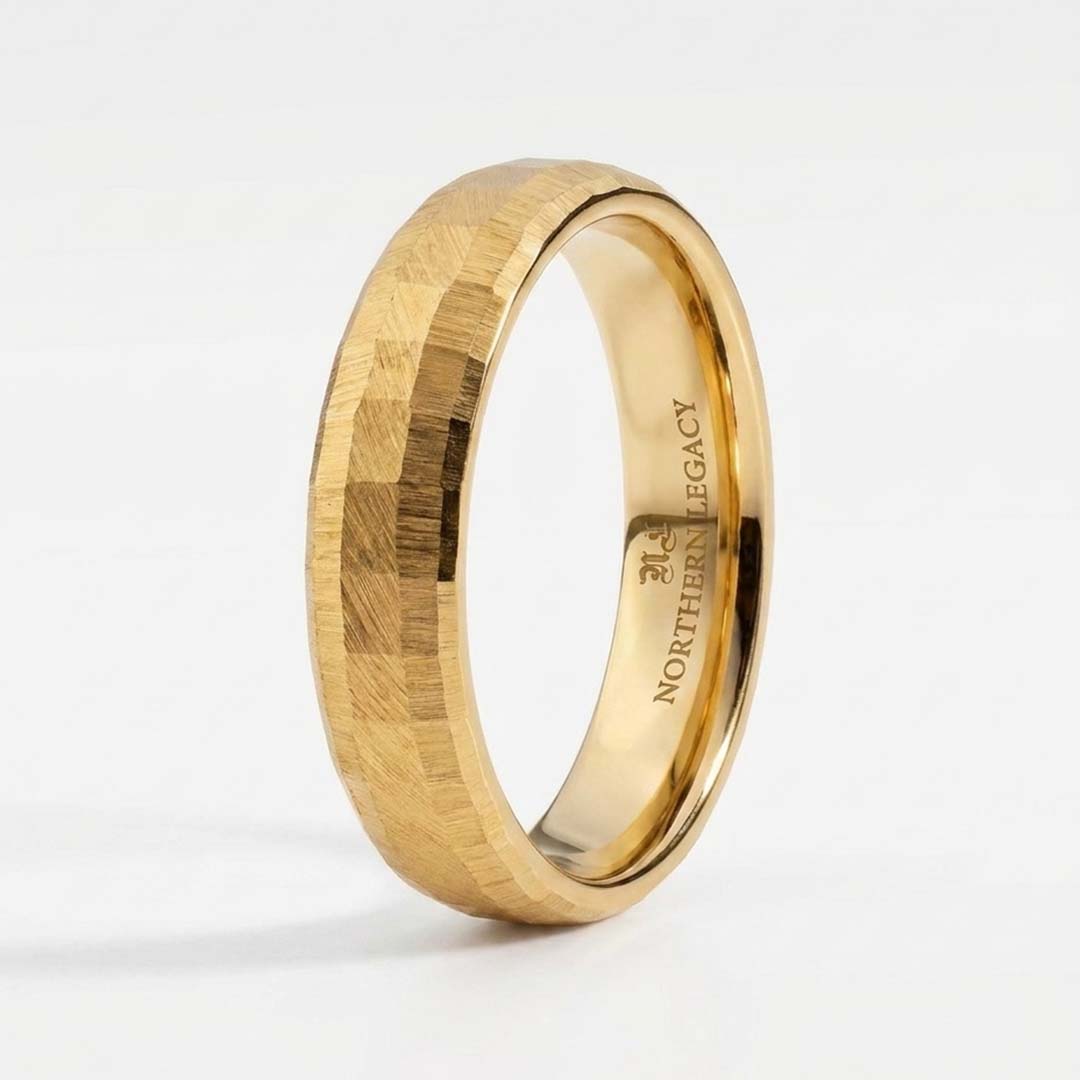 SIEMPRE CUSHION BAND RING (GULD)