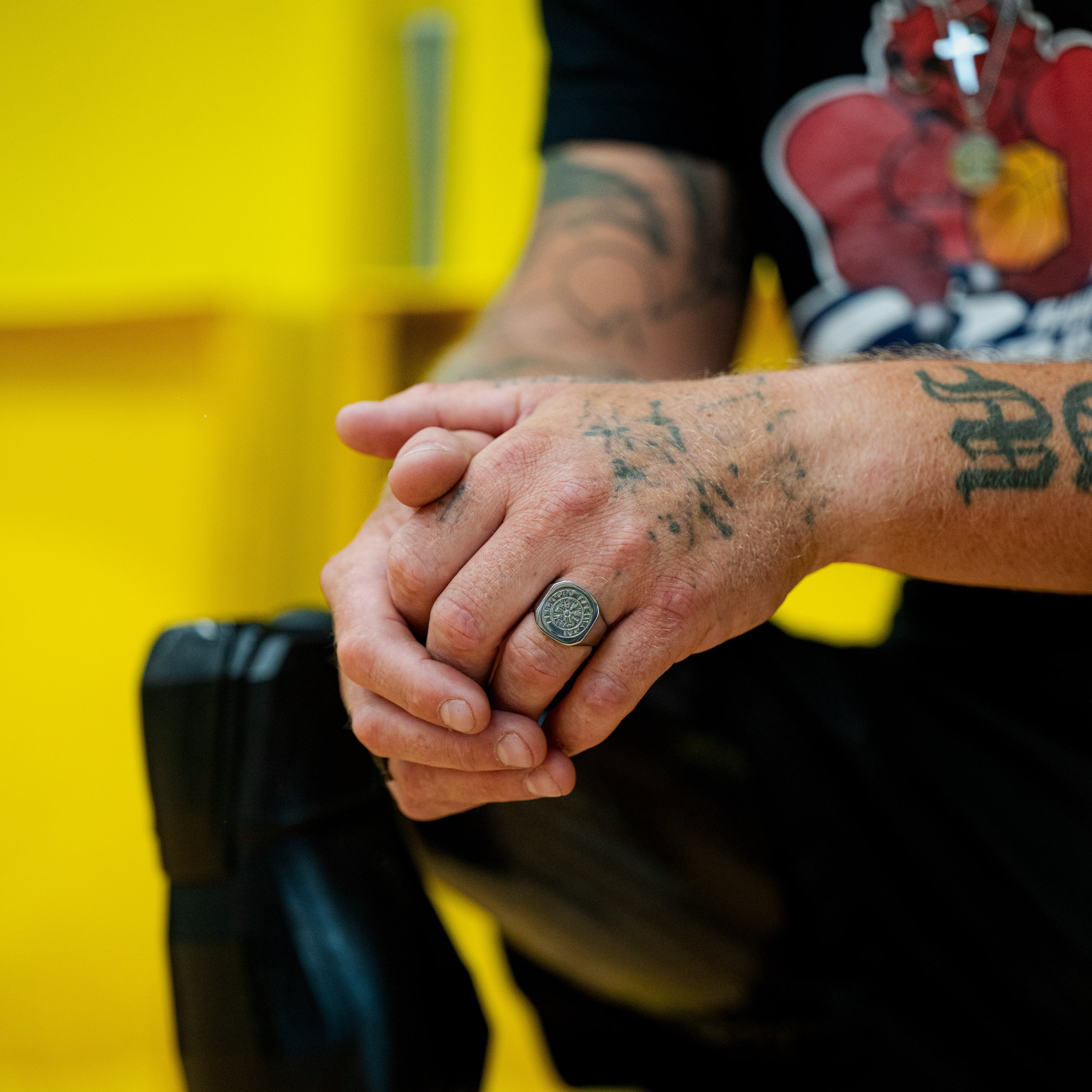 Vegvisir Oversize Signature - Sølvtonet ring