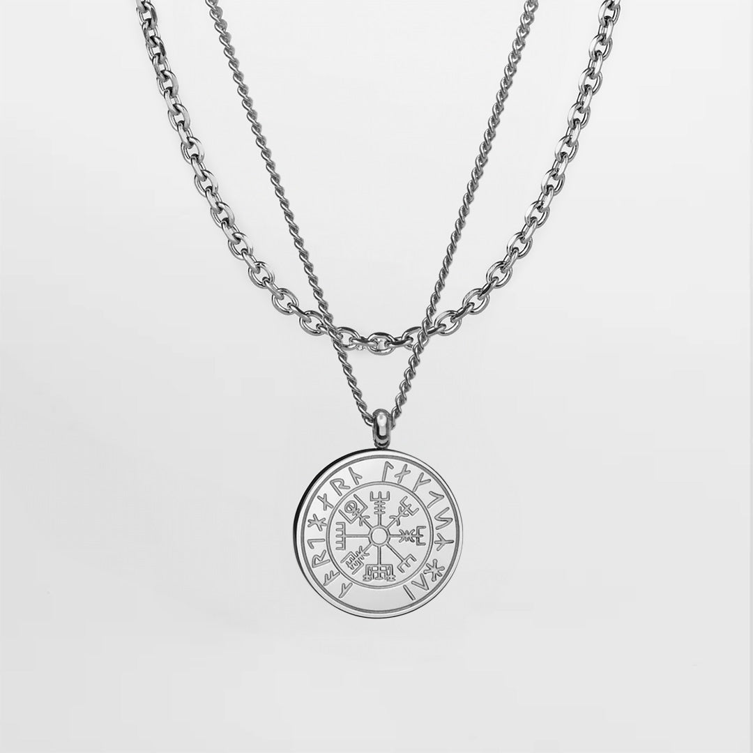 Vegvisir + Cable Bundle - Silver-toned